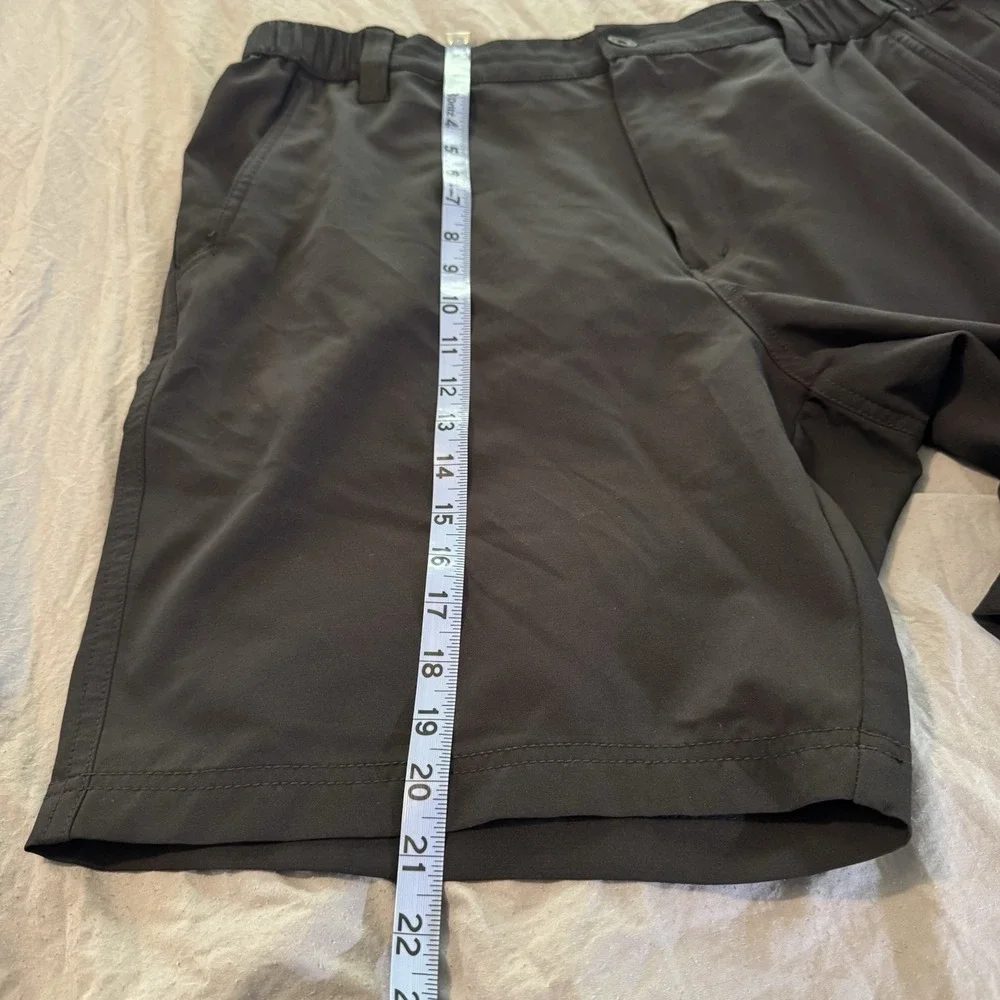 Weatherproof Vintage Hybrid Chino Solid Black Golf Shorts Size‎ 36 9